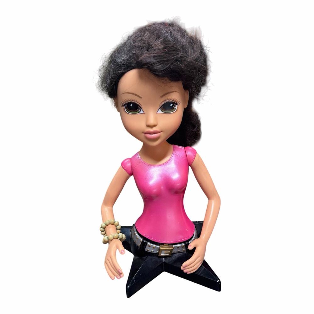 Moxie Girlz Bratz Doll Makeover Styling Head Torso 14” *Needs Detangling* Y2K